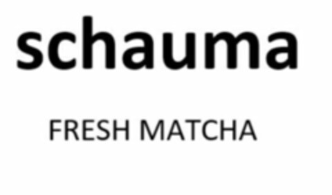 schauma FRESH MATCHA Logo (EUIPO, 09/04/2019)