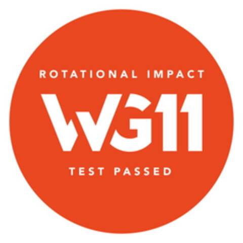 WG11 ROTATIONAL IMPACT TEST PASSED Logo (EUIPO, 11/30/2021)