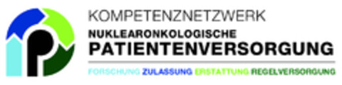 KOMPETENZNETZWERK NUKLEARONKOLOGISCHE PATIENTENVERSORGUNG FORSCHUNG ZULASSUNG ERSTATTUNG REGELVERSORGUNG Logo (EUIPO, 07/12/2022)