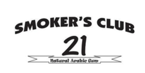 SMOKER'S CLUB 21 Natural Arabic Gum Logo (EUIPO, 25.10.2022)