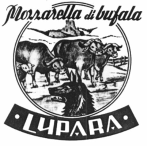 Mozzarella di bufala LUPARA Logo (EUIPO, 13.08.1998)