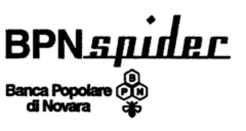 BPN spider Banca Popolare di Novara BPN Logo (EUIPO, 15.06.2001)