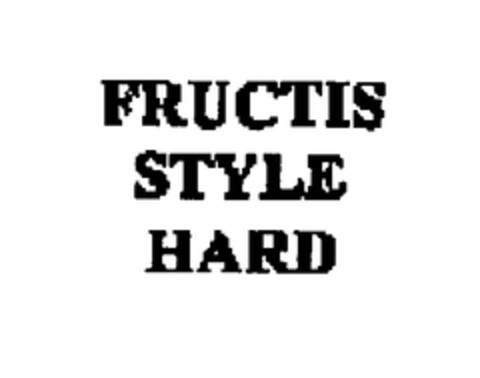 FRUCTIS STYLE HARD Logo (EUIPO, 04.04.2002)