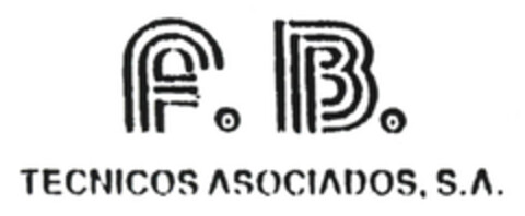 F. B. TECNICOS ASOCIADOS, S.A. Logo (EUIPO, 03/12/2008)