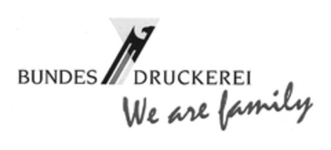 BUNDES DRUCKEREI We are family Logo (EUIPO, 07/15/2009)