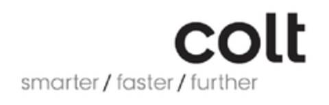 COLT  smarter  faster  further Logo (EUIPO, 10/13/2009)