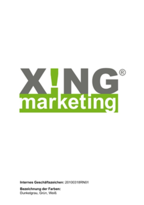 X!NGmarketing Logo (EUIPO, 18.03.2010)