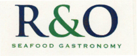 R&O SEAFOOD GASTRONOMY Logo (EUIPO, 16.04.2010)