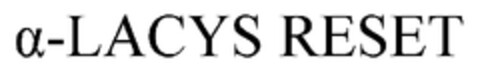 LACYS RESET Logo (EUIPO, 27.01.2011)