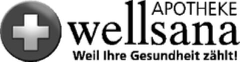 wellsana APOTHEKE
Weil Ihre Gesundheit zählt! Logo (EUIPO, 12.05.2011)