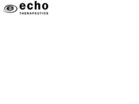 e echo THERAPEUTICS Logo (EUIPO, 08.04.2013)