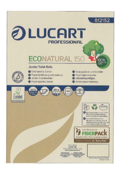 LUCART PROFESSIONAL ECONATURAL 150 Logo (EUIPO, 08.11.2013)