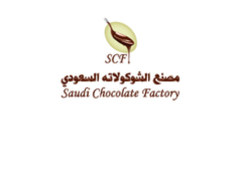 SCF SAUDI CHOCOLATE FACTORY Logo (EUIPO, 30.04.2014)