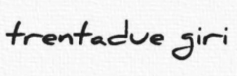 trentadue giri Logo (EUIPO, 11/07/2014)