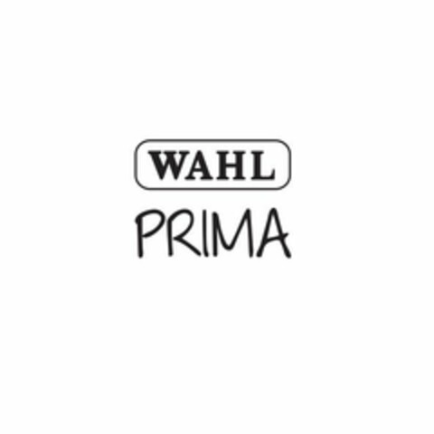 WAHL PRIMA Logo (EUIPO, 28.01.2015)