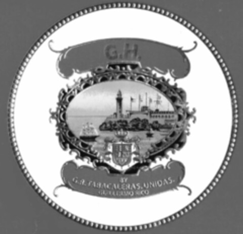 G.H. BY G.R. TABACALERAS UNIDAS. GUILLERMO RICO Logo (EUIPO, 08.10.2015)