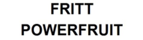 FRITT POWERFRUIT Logo (EUIPO, 08/02/2017)