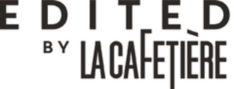 EDITED BY LA CAFETIÈRE Logo (EUIPO, 21.08.2017)