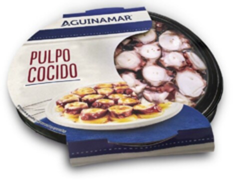 AGUINAMAR PULPO COCIDO Logo (EUIPO, 30.10.2017)