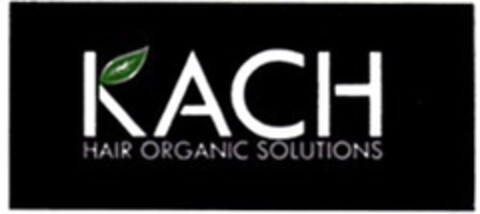 KACH HAIR ORGANIC SOLUTIONS Logo (EUIPO, 21.12.2017)