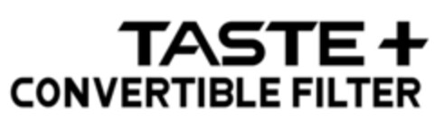 TASTE + CONVERTIBLE FILTER Logo (EUIPO, 13.08.2018)