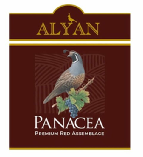 ALYAN PANACEA PREMIUM RED ASSEMBLAGE Logo (EUIPO, 21.05.2019)