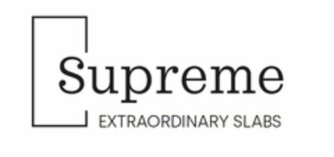 SUPREME EXTRAORDINARY SLABS Logo (EUIPO, 30.07.2020)