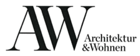 AW Architektur & Wohnen Logo (EUIPO, 01/14/2021)