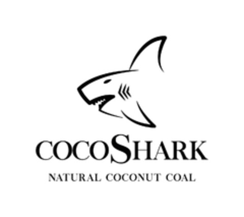 COCOSHARK NATURAL COCONUT COAL Logo (EUIPO, 02/26/2021)