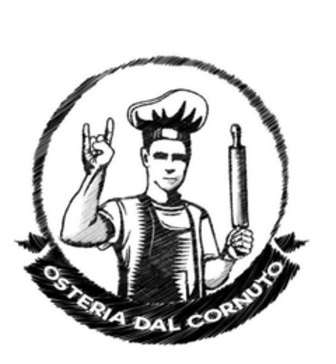 OSTERIA DAL CORNUTO Logo (EUIPO, 26.10.2023)