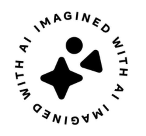 IMAGINED WITH AI Logo (EUIPO, 11.01.2024)