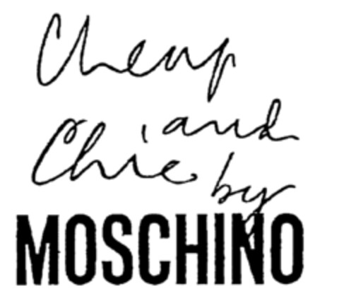 Cheap and Chic by MOSCHINO Logo (EUIPO, 01.04.1996)