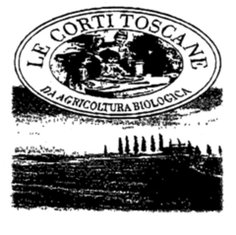 LE CORTI TOSCANE DA AGRICOLTURA BIOLOGICA Logo (EUIPO, 22.02.2000)