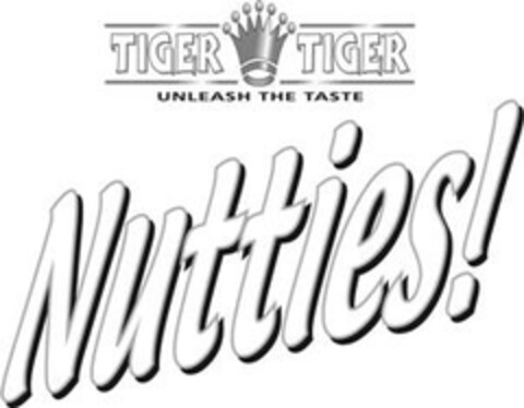 Nutties! TIGER TIGER UNLEASH THE TASTE Logo (EUIPO, 17.12.2007)