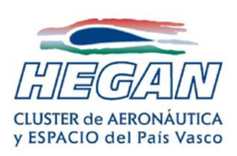 HEGAN CLUSTER de AERONÁUTICA Y ESPACIO del País Vasco Logo (EUIPO, 04.03.2009)