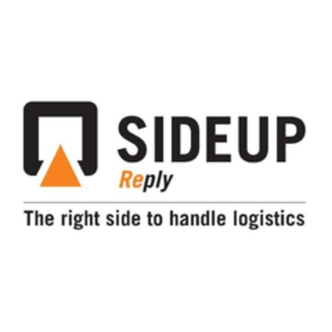SIDEUP REPLY THE RIGHT SIDE TO HANDLE LOGISTICS Logo (EUIPO, 19.01.2010)
