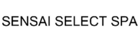 SENSAI SELECT SPA Logo (EUIPO, 03.06.2010)
