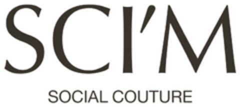 SCI'M SOCIAL COUTURE Logo (EUIPO, 27.04.2016)