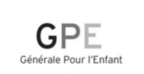 GPE Générale Pour L'Enfant Logo (EUIPO, 09/15/2016)