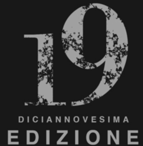 19 DICIANNOVESIMA EDIZIONE Logo (EUIPO, 05.10.2017)