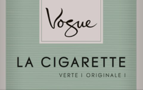 Vogue LA CIGARETTE VERTE ORIGINALE Logo (EUIPO, 23.01.2018)