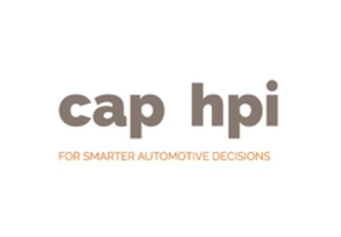 cap hpi FOR SMARTER AUTOMOTIVE DECISIONS Logo (EUIPO, 06.02.2018)