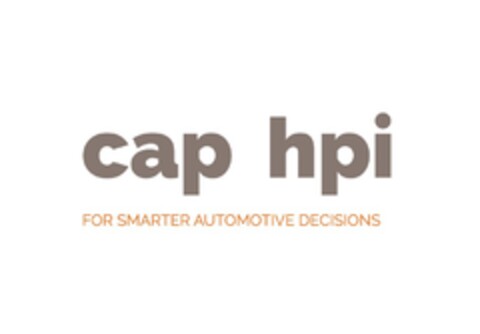 cap hpi FOR SMARTER AUTOMOTIVE DECISIONS Logo (EUIPO, 02/06/2018)