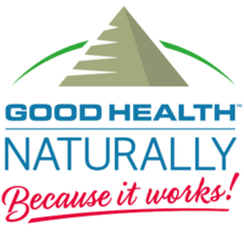 GOOD HEALTH NATURALLY BECAUSE IT WORKS! Logo (EUIPO, 15.03.2018)