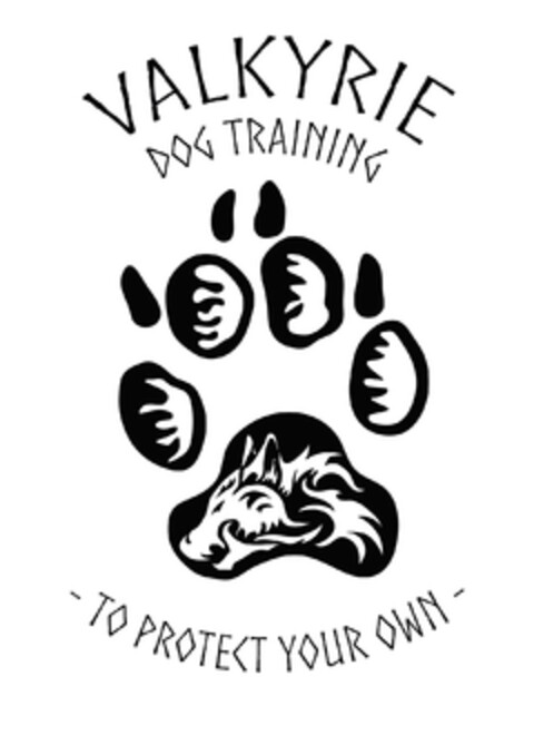 Valkyrie Dog Training - To Protect Your Own Logo (EUIPO, 14.12.2018)