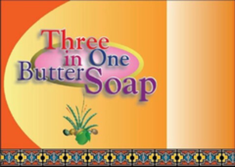 THREE IN ONE BUTTER SOAP Logo (EUIPO, 01/27/2021)