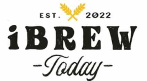 Est. 2022 iBREW -Today- Logo (EUIPO, 03/16/2022)