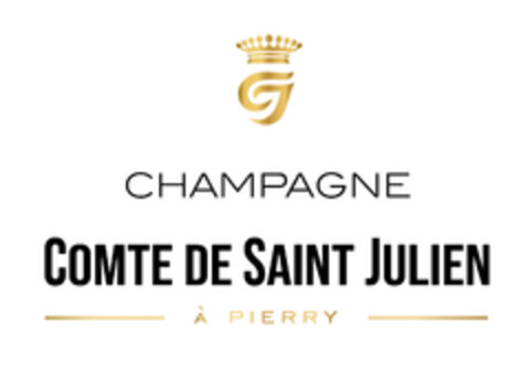 CHAMPAGNE COMTE DE SAINT JULIEN À PIERRY Logo (EUIPO, 05/02/2022)