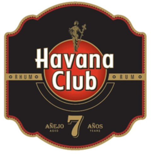 Havana Club RHUM AÑEJO AGED 7 AÑOS YEARS RUM Logo (EUIPO, 14.03.2023)