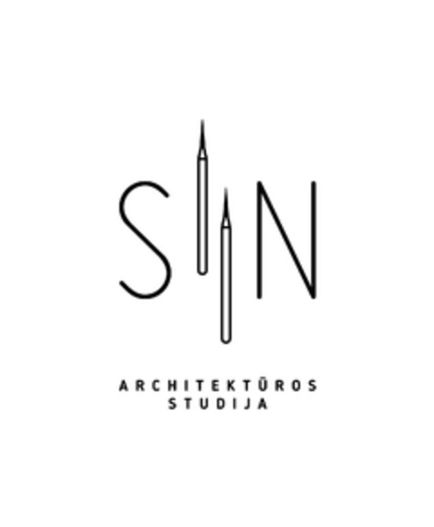 SIIN ARCHITEKTŪROS STUDIJA Logo (EUIPO, 03/19/2024)